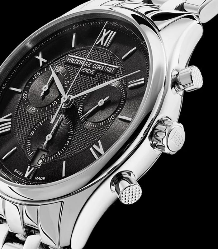 Classics Quartz Chronograph Watch FC-292MG5B6B | Frederique Classics Quartz Chronograph Watch FC-292MG5B6B | Frederique
